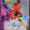Triston McKenzie RC - 2021 Topps Finest #FA-TK Finest Autographs Refractor -Card Sale Store 20221028 094228
