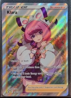 Klara Trainer - Pokemon Chilling Reign Full Art Holo Foil Ultra Rare #194/198