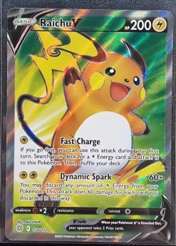 Raichu V - Pokemon Brilliant Stars Full Art Holo Foil Ultra Rare #158/172