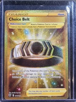 Choice Belt Trainer - Pokemon Astral Radiance Gold Holo Foil Secret Rare #211/189