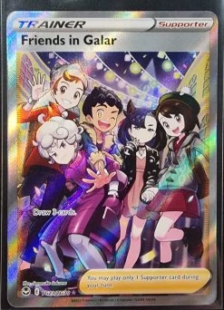 Friends In Galar - Pokemon Silver Tempest Trainer Gallery Full Art Holo Foil Ultra Rare TG23/TG30
