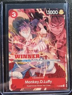Monkey.D.Luffy P-006 P One Piece TCG Romance Dawn English WINNER PROMO