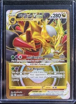 Giratina VSTAR - Pokemon Lost Origin Full Art Holo Gold Secret Rare #212/196