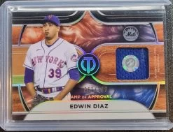 Edwin Diaz #/199 - 2022 Topps Tribute Stamp Of Approval Relic #SOA-ED