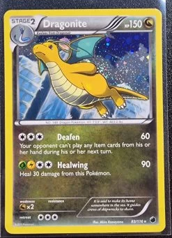 Dragonite - Pokemon Plasma Freeze Holo Foil Rare #83/116