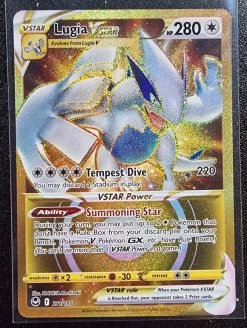 Lugia VSTAR - Pokemon Silver Tempest Holo Gold Secret Rare #211/195