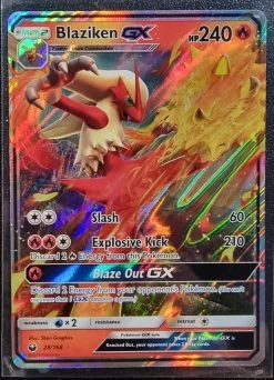 Blaziken GX - Pokemon Celestial Storm Holo Foil Ultra Rare #28/168