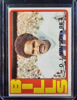 O.J. Simpson - 1972 Topps #160 (EX-EXMINT)