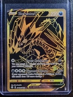 Eternatus V - Pokemon Shining Fates Shiny Vault GOLD Holo Ultra Rare #SV121/SV122