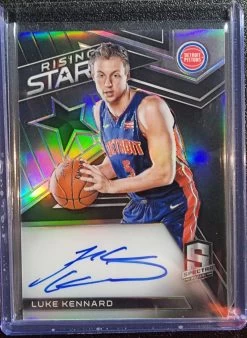 Luke Kennard RC #/199 - 2017-18 Panini Spectra Rising Stars HOLO Auto #RS-LKN