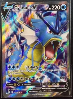 Gyarados V - Pokemon Evolving Skies FULL ART Holo Foil Ultra Rare #171/203