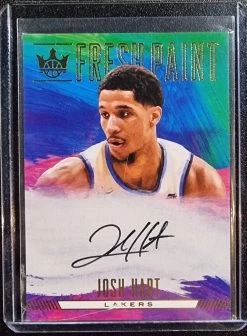 Josh Hart RC - 2017-18 Panini Court Kings Fresh Paint I Auto #FP1-JOH