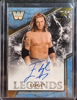 Edge #/199 - 2017 Topps Legends Of WWE Autographs #LA-ED