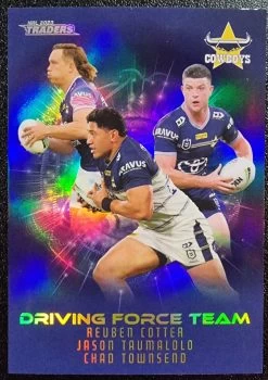 North Queensland Cowboys - 2023 NRL TLA Traders Titanium Driving Force Team CASE HIT #DFP09/22
