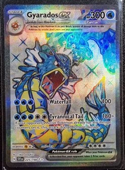 Gyarados EX - Pokemon Scarlet & Violet FULL ART Holo Secret Rare #225/198