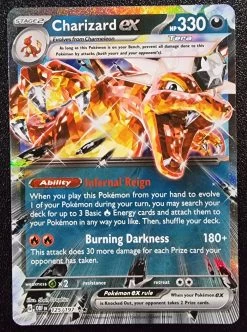 Charizard EX - Pokemon Obsidian Flames Holo Foil Ultra Rare #125/197