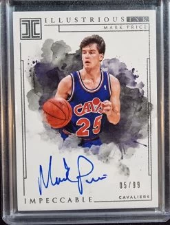 Mark Price #/99 - 2018-19 Panini Impeccable NBA Illustrious Ink Auto #IL-MPC