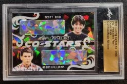 Scott Baio & Anson Williams #1/1 2020 Leaf Pop Century Co-Stars Pre-Production Proof Crystal Black