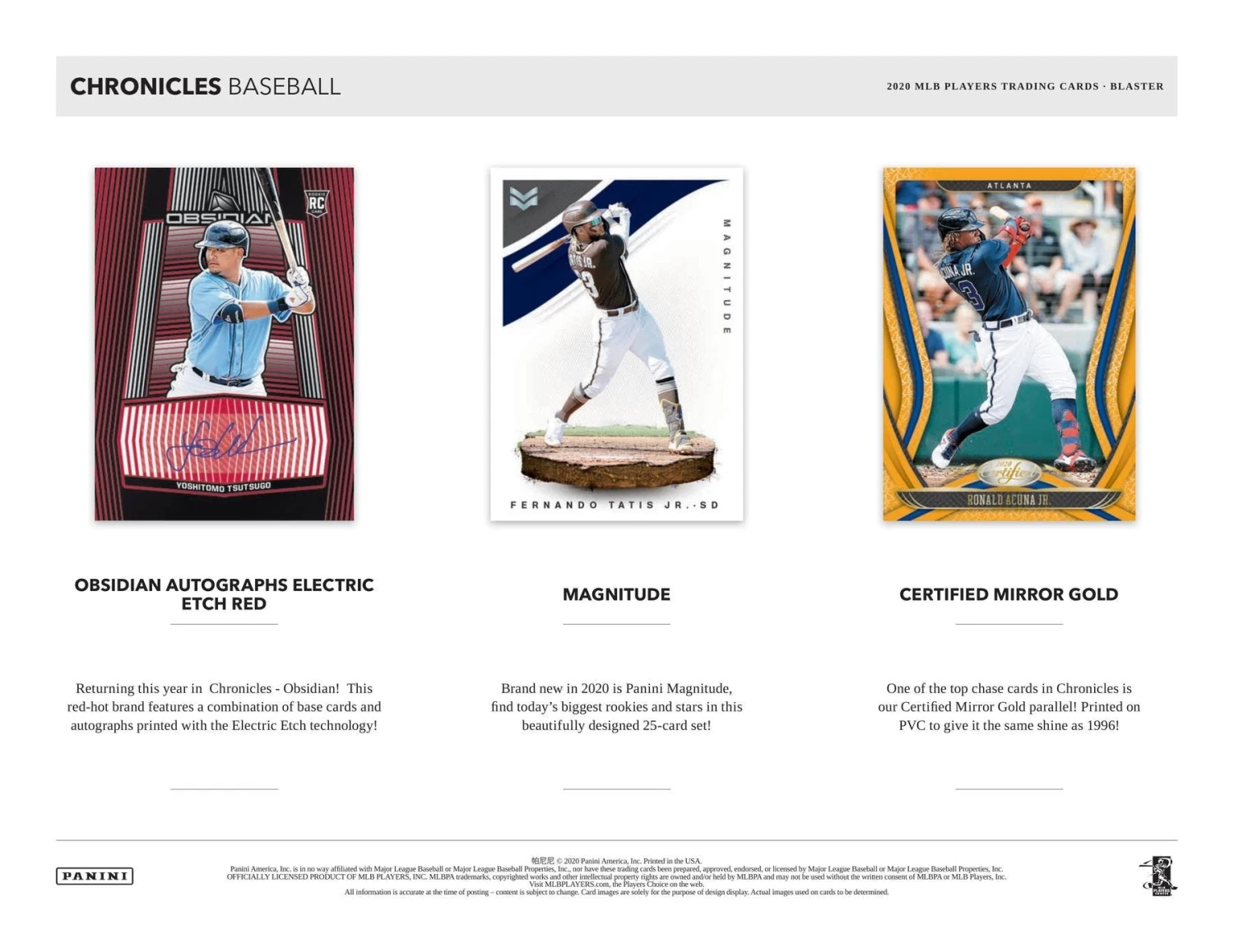 2020 Panini Chronicles MLB Baseball Cards - Blaster Box 7 2020 Panini Chronicles MLB Baseball Cards - Blaster Box - Image 5