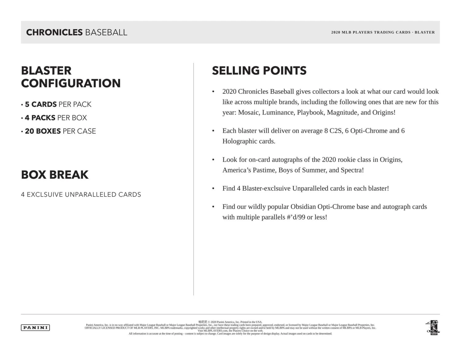 2020 Panini Chronicles MLB Baseball Cards - Blaster Box 9 2020 Panini Chronicles MLB Baseball Cards - Blaster Box - Image 7