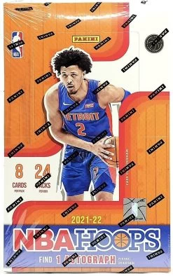 2021-22 Panini Hoops NBA Basketball Cards - Hobby Box