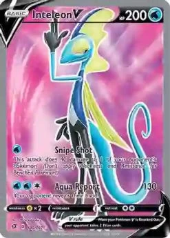 Inteleon V - Pokemon Rebel Clash FULL ART Holo Foil Ultra Rare #180/192 -Card Sale Store 213129