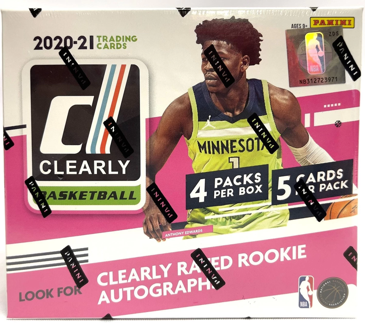 2020-21 Panini Clearly Donruss NBA Basketball Cards - Hobby Box 3 2020-21 Panini Clearly Donruss NBA Basketball Cards - Hobby Box