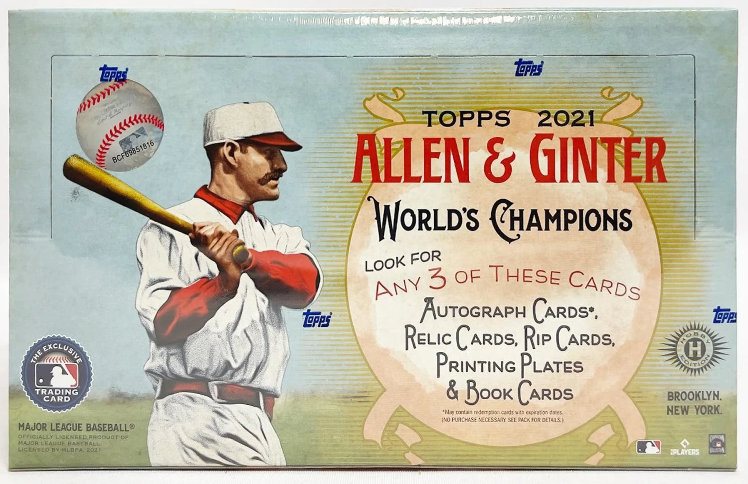 2021 Topps Allen & Ginter MLB Baseball Cards - Hobby Box 3 2021 Topps Allen & Ginter MLB Baseball Cards - Hobby Box