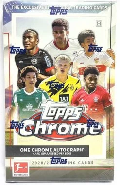 2020-21 Topps Chrome Bundesliga Soccer - Hobby Box