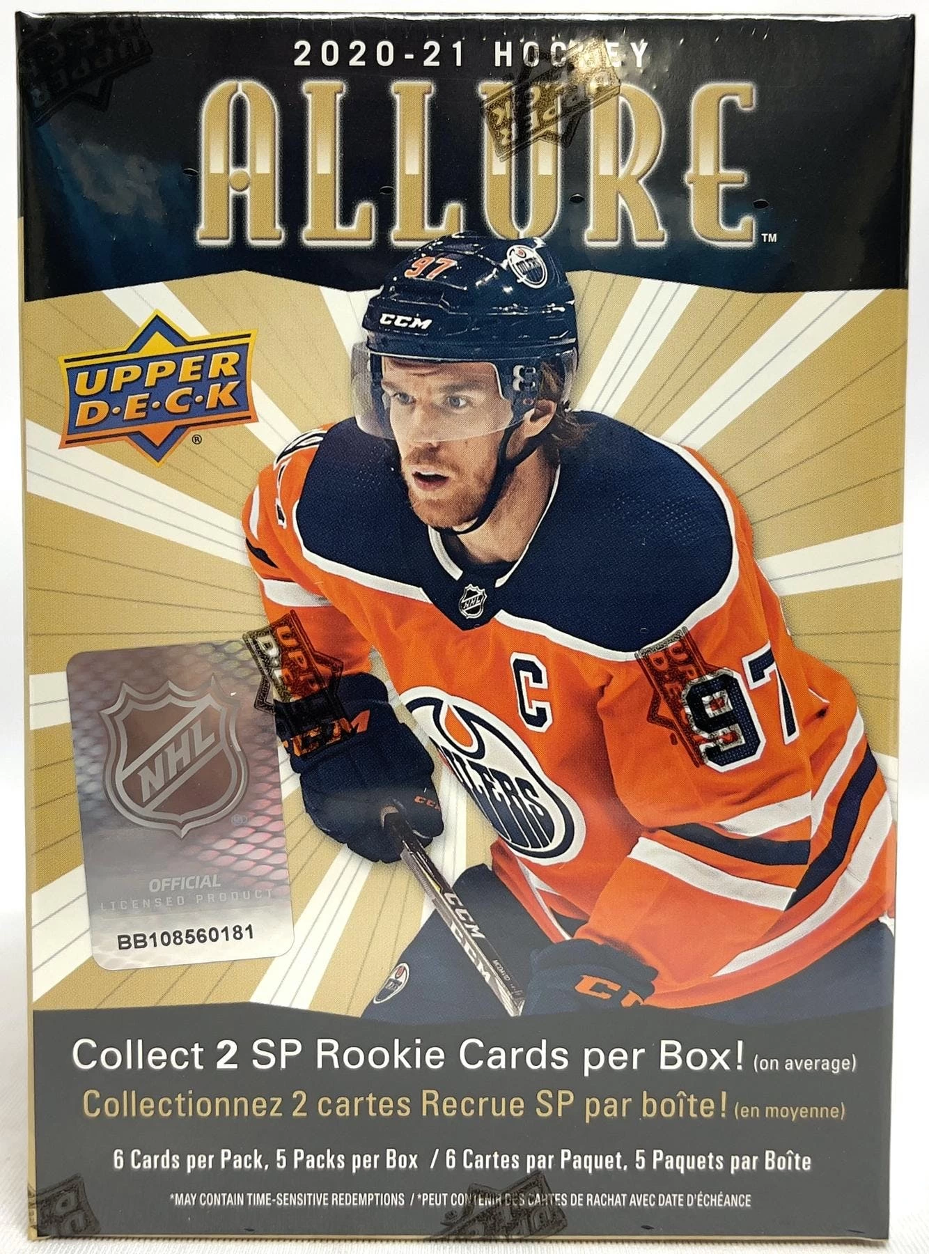 2020-21 Upper Deck Allure NHL Hockey Cards - Blaster Box 3 2020-21 Upper Deck Allure NHL Hockey Cards - Blaster Box
