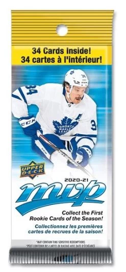 2020-21 Upper Deck MVP NHL Hockey - Cello/Fat/Value Pack