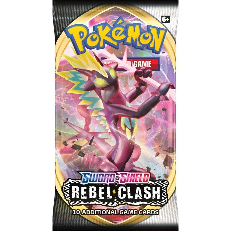 Pokemon Sword & Shield: Rebel Clash Booster Pack Box (36ct) 6 Pokemon Sword & Shield: Rebel Clash Booster Pack Box (36ct) - Image 4