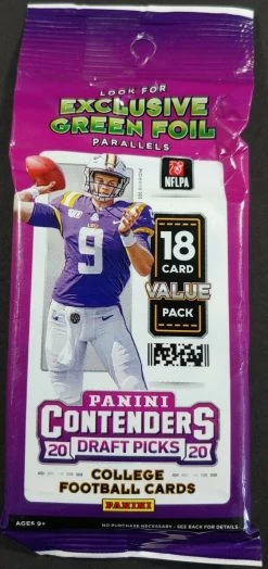 2020 Panini Contenders Draft Picks NFL Football - Cello/Fat/Value Pack