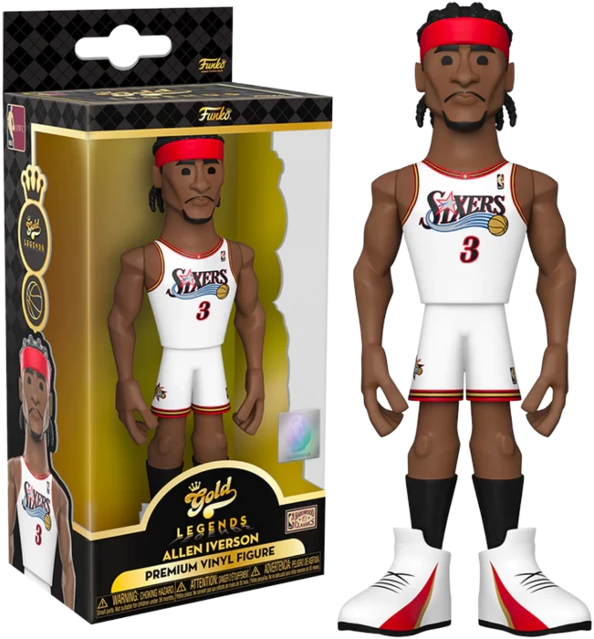 Funko 5" Gold Premium Vinyl Figure - NBA - Allen Iverson 3 Funko 5" Gold Premium Vinyl Figure - NBA - Allen Iverson
