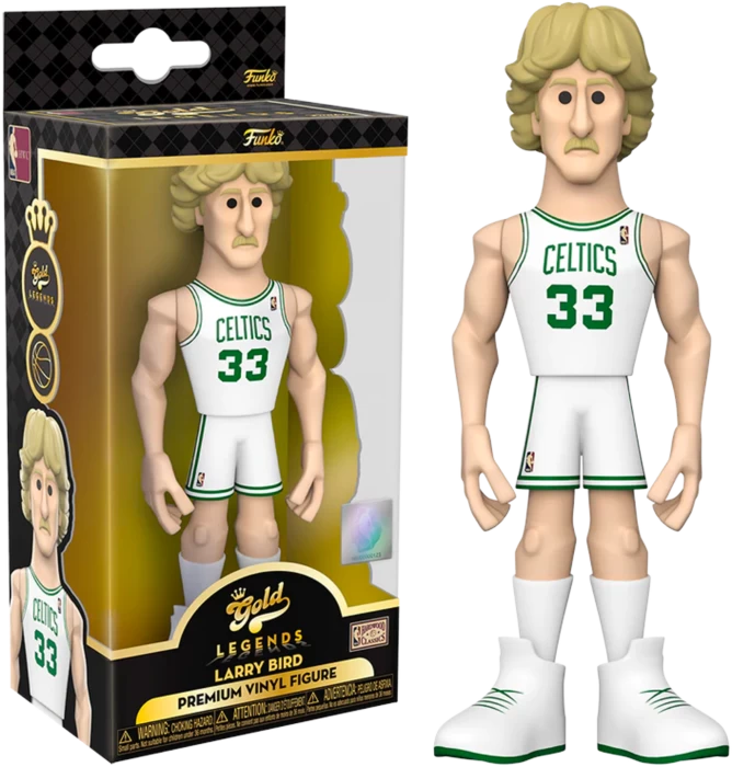 Funko 5" Gold Premium Vinyl Figure - NBA - Larry Bird 3 Funko 5" Gold Premium Vinyl Figure - NBA - Larry Bird