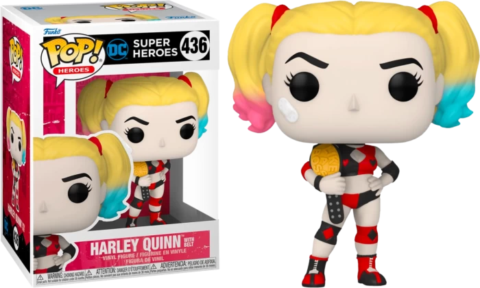 Funko Pop! Vinyl Figure - DC Comics - Harley Quinn With Belt US Exclusive #436 4 Funko Pop! Vinyl Figure - DC Comics - Harley Quinn With Belt US Exclusive #436 - Image 2