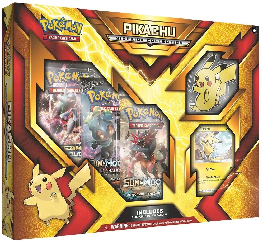 Pokemon Pikachu Sidekick Collection Box 3 Pokemon Pikachu Sidekick Collection Box