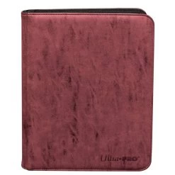 Ultra Pro Premium PRO 9-Pocket Zippered Binder - Suede Ruby