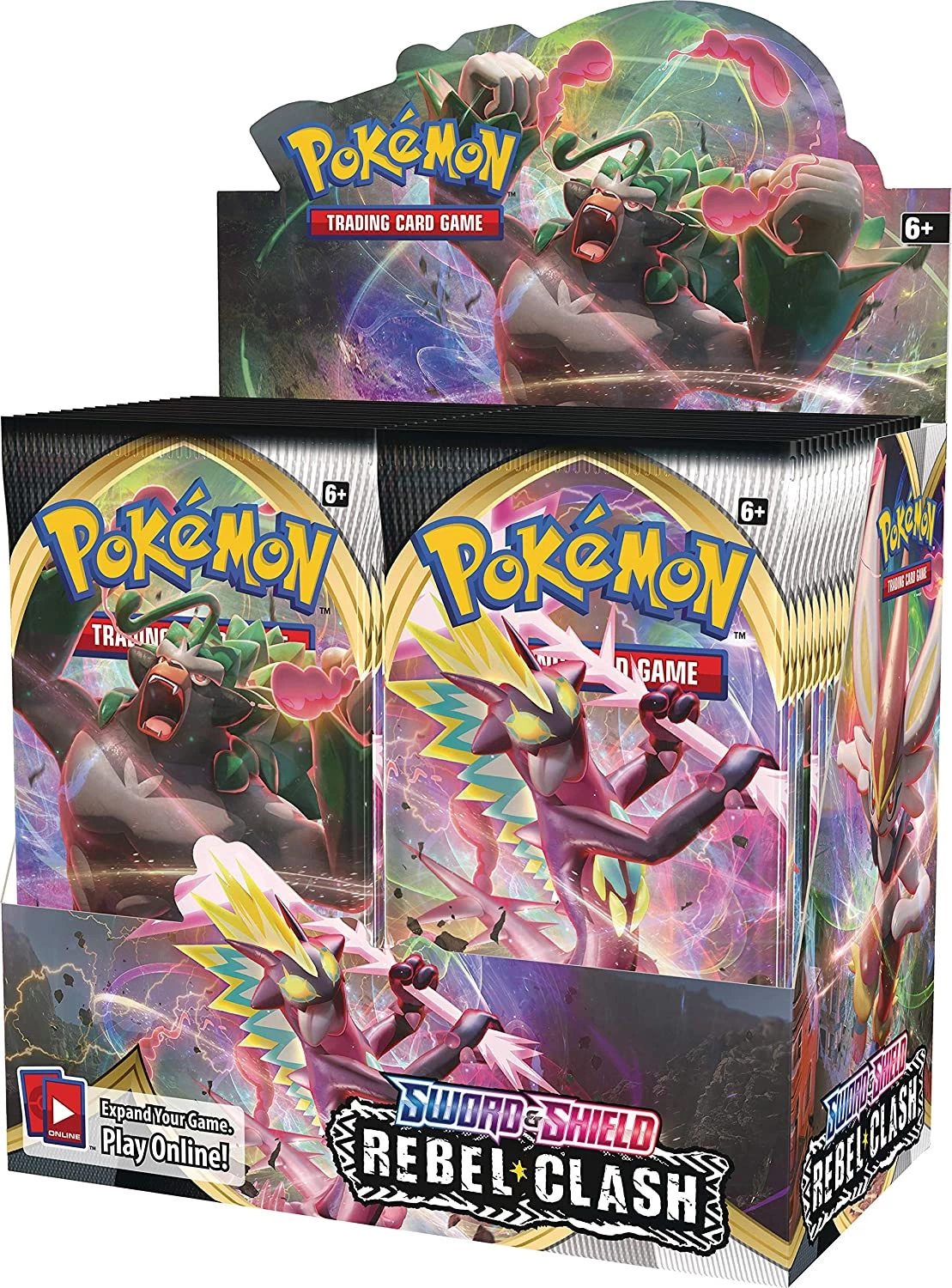 Pokemon Sword & Shield: Rebel Clash Booster Pack Box (36ct) 5 Pokemon Sword & Shield: Rebel Clash Booster Pack Box (36ct) - Image 3