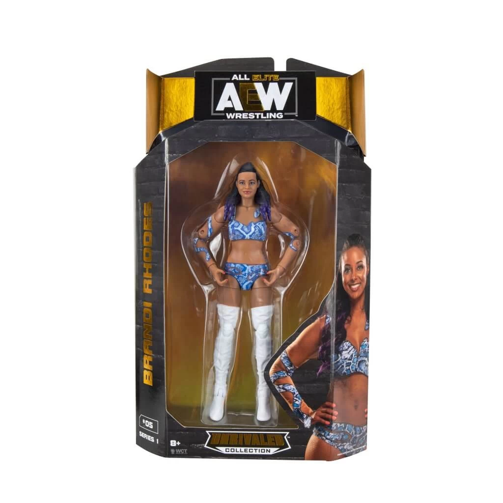 JAZWARES AEW Wrestling 1B Figure Pack (Unrivaled) - Brandi Rhodes