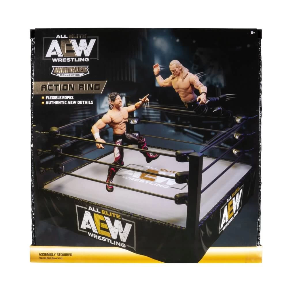 JAZWARES AEW Wrestling - Unrivaled Collection Action Ring 4 JAZWARES AEW Wrestling - Unrivaled Collection Action Ring - Image 2