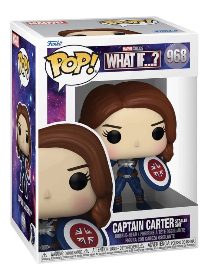 Funko Pop! Vinyl Figure - Marvel What If - Captain Carter (Stealth Suit) #968 4 Funko Pop! Vinyl Figure - Marvel What If - Captain Carter (Stealth Suit) #968 - Image 2