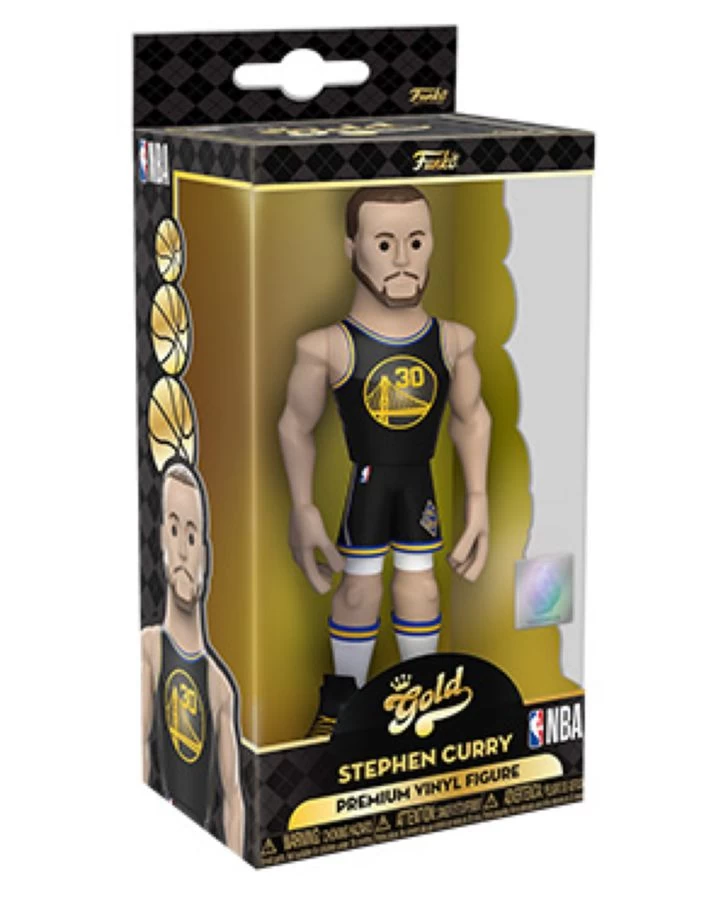 Funko 5" Gold Premium Vinyl Figure - NBA - Steph Curry 3 Funko 5" Gold Premium Vinyl Figure - NBA - Steph Curry