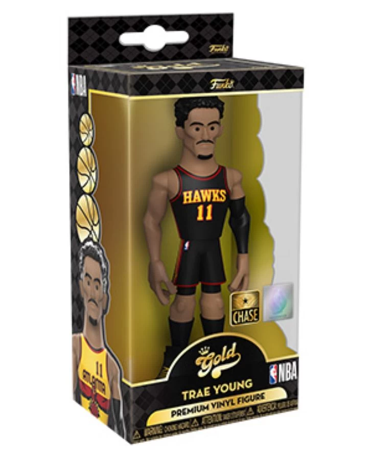 Funko 5" Gold Premium Vinyl Figure - NBA - Trae Young 3 Funko 5" Gold Premium Vinyl Figure - NBA - Trae Young