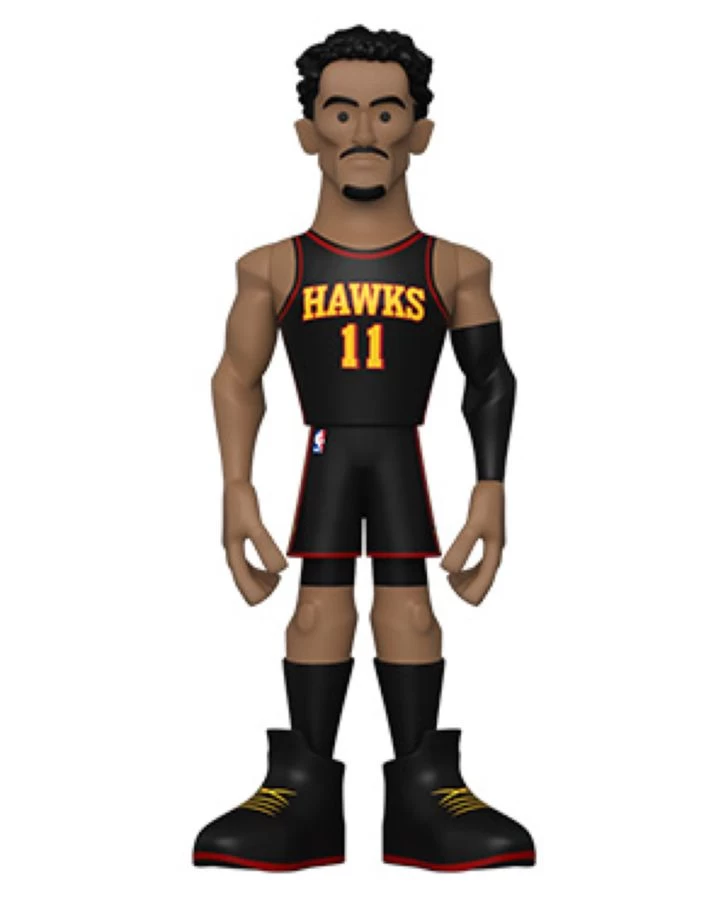 Funko 5" Gold Premium Vinyl Figure - NBA - Trae Young 4 Funko 5" Gold Premium Vinyl Figure - NBA - Trae Young - Image 2