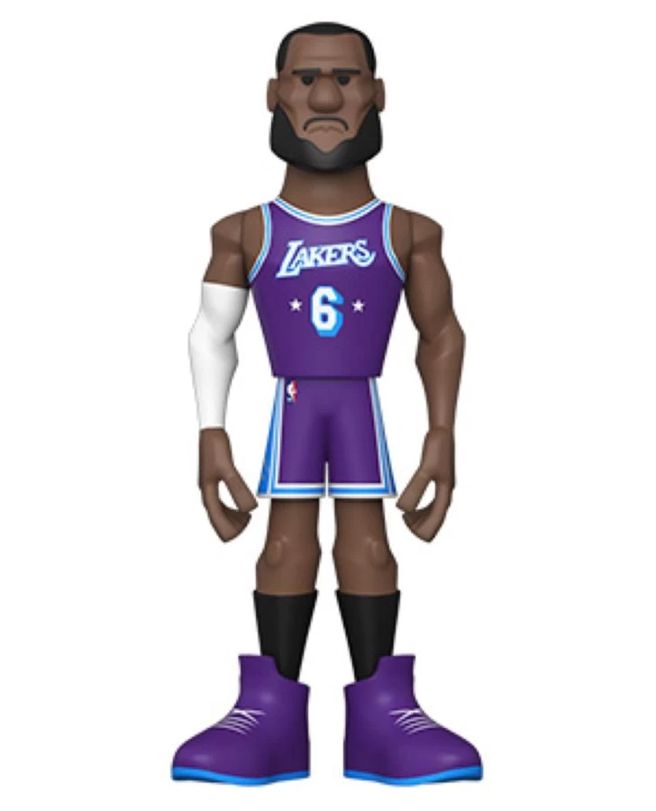 Funko 5" Gold Premium Vinyl Figure - NBA - Lebron James 4 Funko 5" Gold Premium Vinyl Figure - NBA - Lebron James - Image 2