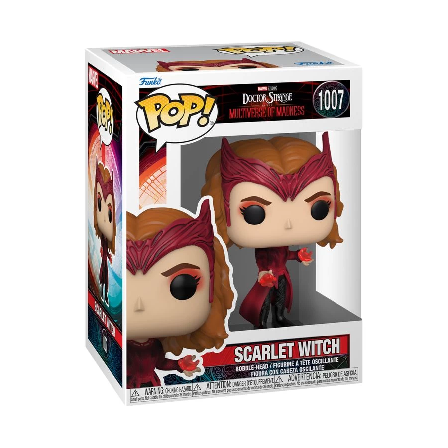 Funko Pop! Vinyl Figure - Marvel Doctor Strange 2: Multiverse Of Madness Scarlet Witch #1007 4 Funko Pop! Vinyl Figure - Marvel Doctor Strange 2: Multiverse Of Madness Scarlet Witch #1007 - Image 2