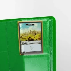 Gamegenic 18-Pocket (9/side) Casual Card Portfolio - Green -Card Sale Store GG Casual Prime Details Green 0009