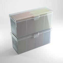 Gamegenic Fourtress 320+ Plastic Card Storage Box - Clear -Card Sale Store GG Fourtress 320 Clear 0008