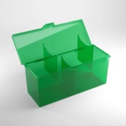 Gamegenic Fourtress 320+ Plastic Card Storage Box - Green -Card Sale Store GG Fourtress 320 Green 0006